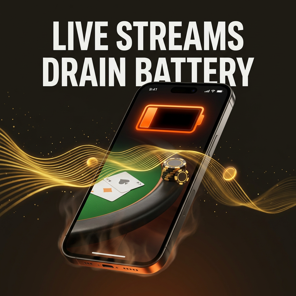 Battery drain during live dealer play